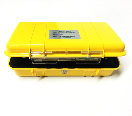 1000m Length OTDR Launch Cable Box with Operating Temperature -40°C to +80°C and Back Reflection < -55 DB for Precision Fiber Optic Testing