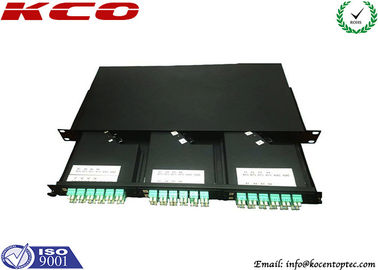 1U MPO MTP Patch Panel Fiber Optic Patch Panel with 72cores 96cores 144cores High-density Capacity