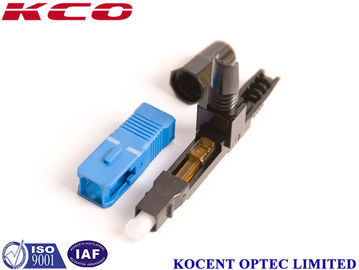 SC/UPC Fiber Optic Fast Connector with 0.2dB Insertion Loss 55dB Return Loss and No Epoxy or Polishing for Field Assembly