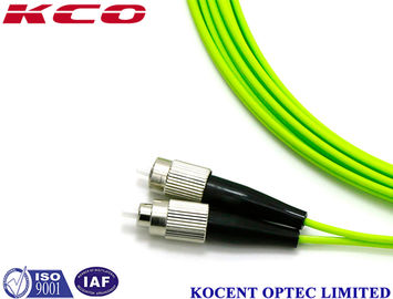 FC-FC OM5 Optical Fiber Patch Cable with 50/125 Multimode Fiber 0.35dB Insertion Loss and 60dB Return Loss