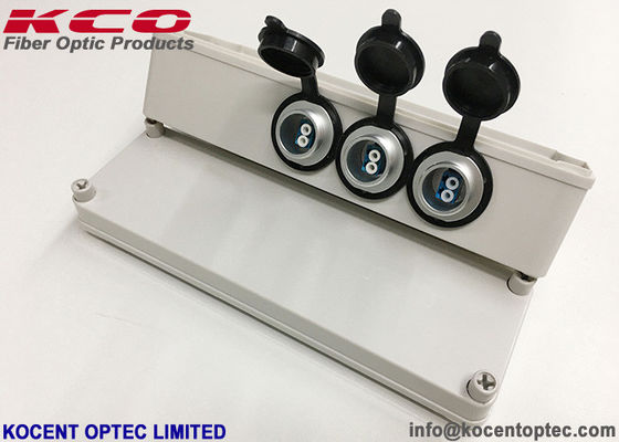 IP67 Waterproof Fiber Optic Splice Closure with 12 Core Capacity and 1 In 6 Out Ports for FTTA Fiber Optic Enclosure