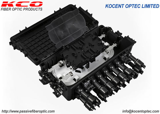 IP68 Aerial Fiber Optic Splice Closure with 1*16 PLC Splitter for Outdoor Fiber Optic Joint Closure Networks