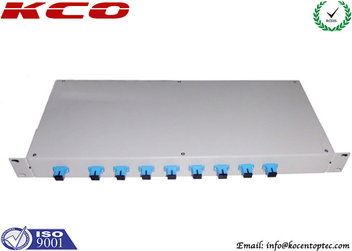 1U Rack Mount Fiber Optic Splitter 1x8 Port SC/UPC cho mạng PON