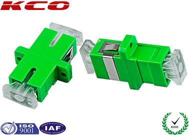 SC APC Fiber Optic Adapter Mô hình đơn đơn màu xanh lá cây
