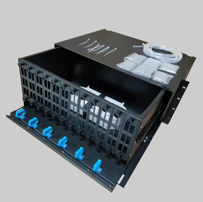 4U Drawer Type 96 Ports Rack Mount Patch Panel FTTH Fiber Optic Termination Box
