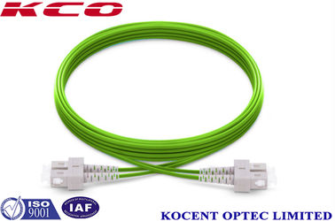 Lime Green 50/125 OM5 SC Duplex Simplex Fiber Optic Patch Cable for High-bandwidth Applications