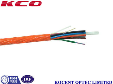 12 lõi cáp quang đơn chế độ PE vật liệu cho trong nhà / ngoài trời