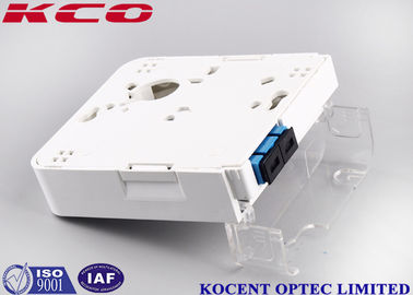 1 Port SC Duplex Fiber Optic Chấm dứt Box Wallmount Ổ cắm 2 Lõi FTTH FTTB