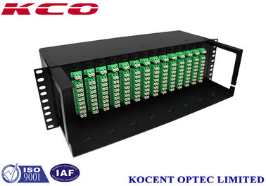 2 Way Input 16 Way Output Fiber Optic Splitter with 1U High Design and 0.9mm Cable for Efficient Signal Distribution