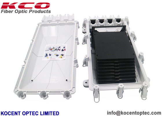 256 Cores IP67 Waterproof Wall-mount Horizontal Fiber Optic Splice Closure Optical Fiber Joint Box