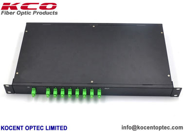 1x8 PLC Optical Fiber Splitter with LGX Box Low Insertion Loss and High Reliability for FTTx Systems
