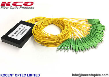 1: 32 ABS Modular Box Type PLC Optical Splitter 1x32 1 * 32 2.0mm SM G657A