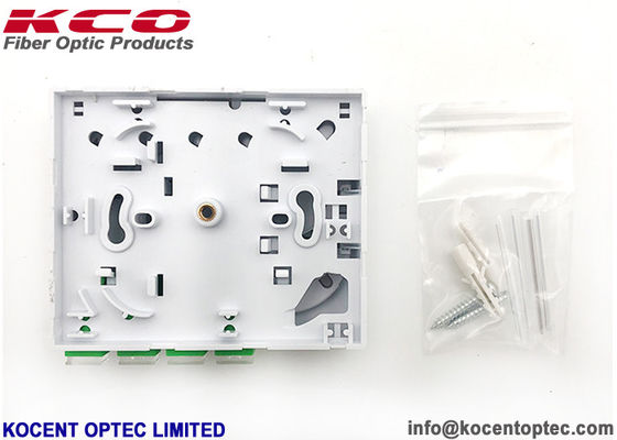 4 Ports Indoor IP55 Fiber Optic Termination Box with 4 Core Capacity for FTTH/FTTA Networks
