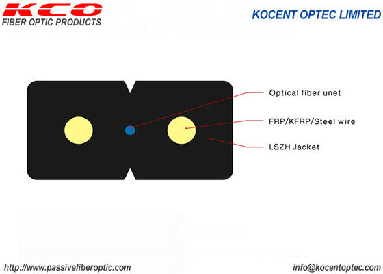 G652D G567A1 G657A2 1 lõi 2 lõi 4 lõi 12 lõi LSZH PVC FTTH Drop Optical Cable
