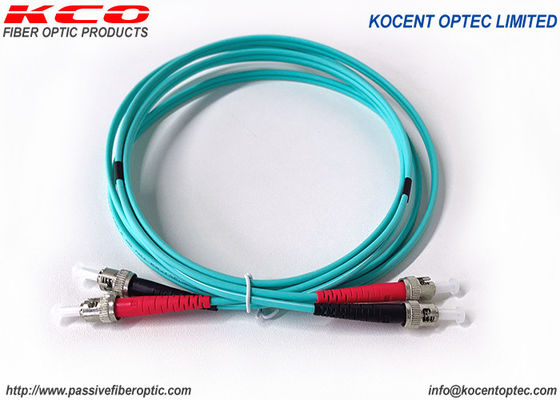 Aramid PVC LSZH MM Cáp vá sợi quang ST SC LC FC OM3 OM4 Multimode 10G Duplex