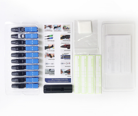 Đầu nối nhanh cáp quang Viettel FTTH SC UPC IL 0.3dB Pass 3D Fiber Tension 4N